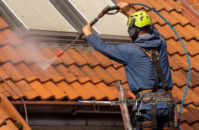 Démoussage et hydrofuge de toiture à Chemazé